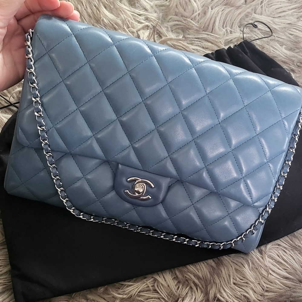 Chanel Classic Flap Clutch With Chain